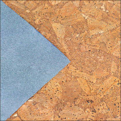 Tobacco-Hued With Gold Accents: 0.77Mm Cork Fabric In Black Backing Cof-547 Cork Fabric