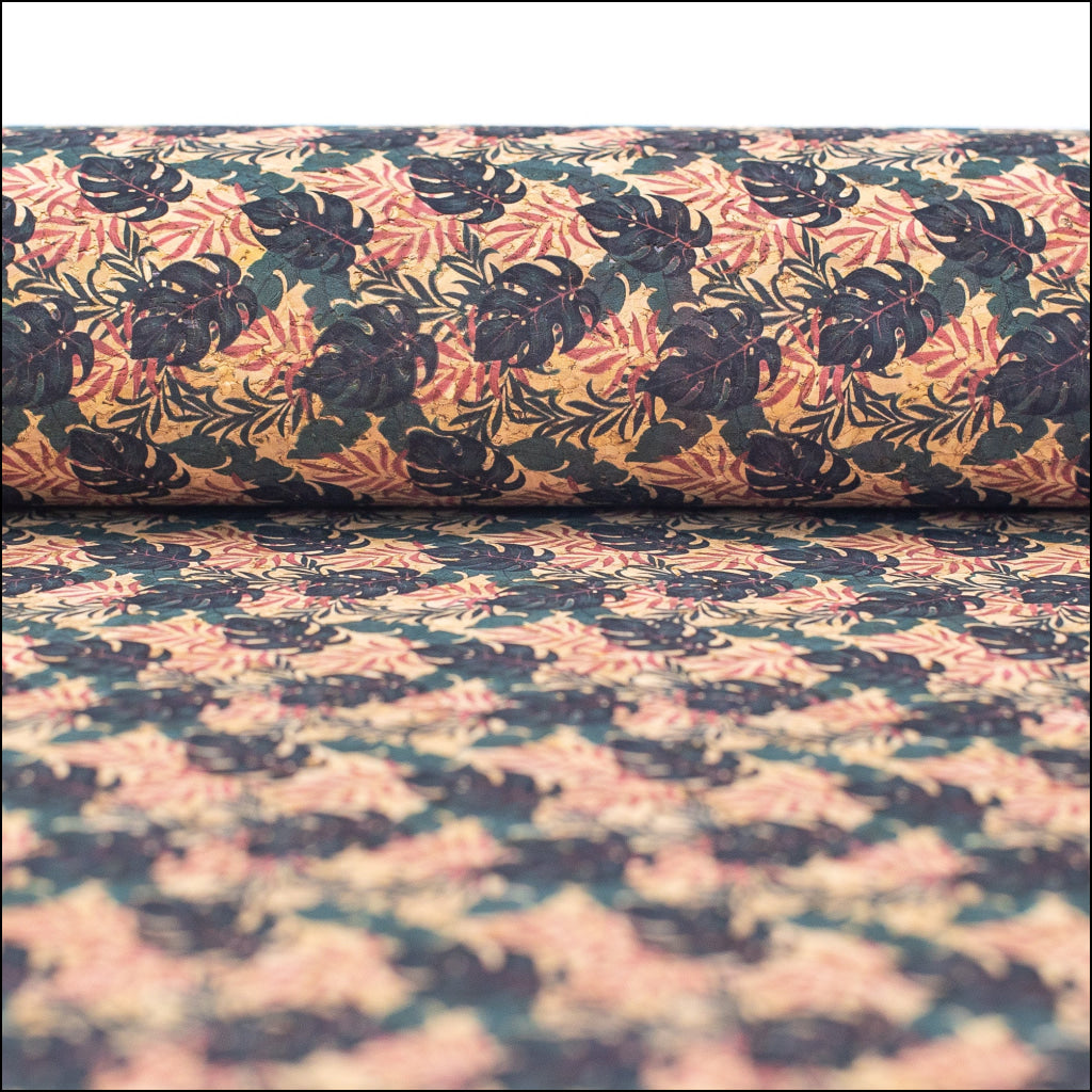 Tropical Fresh- Printed Cork Fabric Cof-195 Cork Fabric