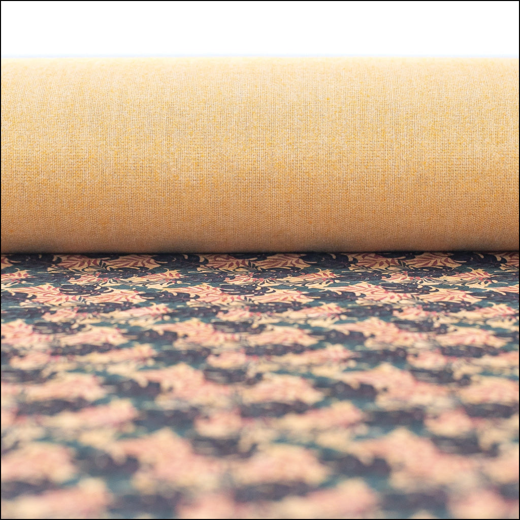 Tropical Fresh- Printed Cork Fabric Cof-195 Cork Fabric