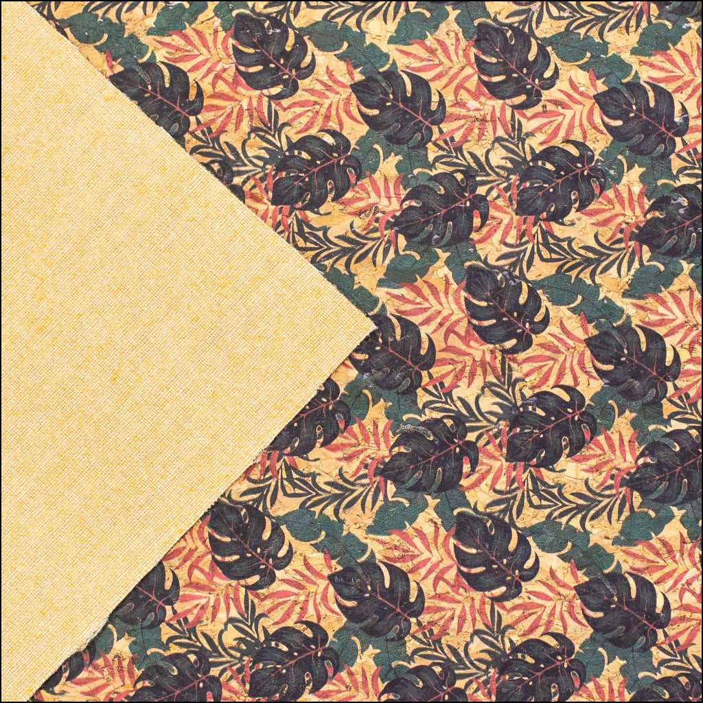 Tropical Fresh- Printed Cork Fabric Cof-195 Cork Fabric