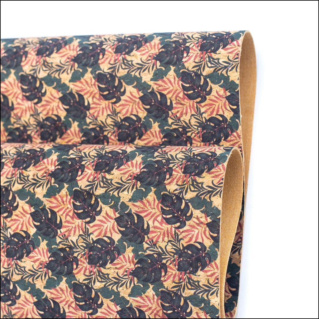 Tropical Fresh- Printed Cork Fabric Cof-195 Cork Fabric