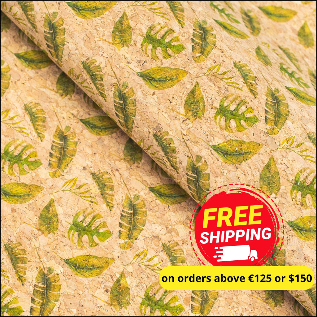 Tropical Trunk Cork Fabric Cof-332-A Cork Fabric