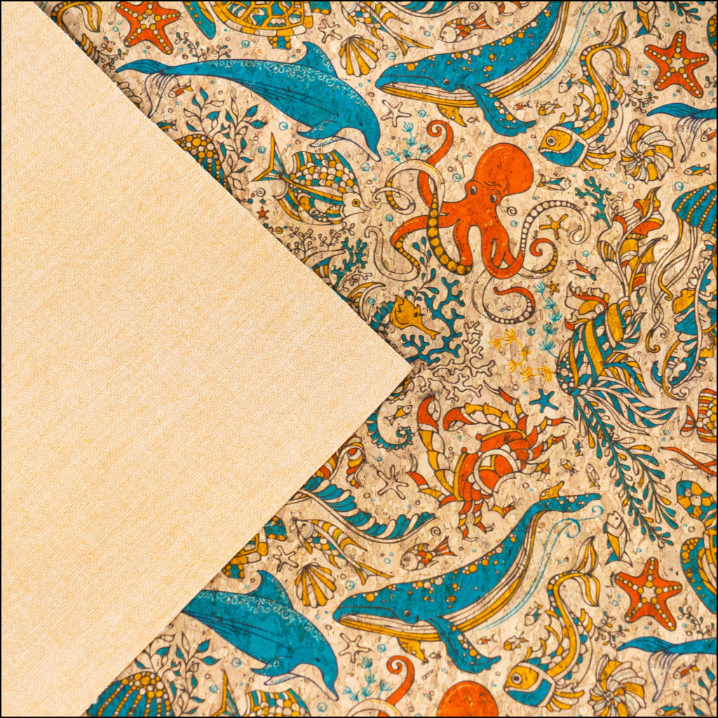 Under the Sea Cork Fabric COF-640 cork fabric