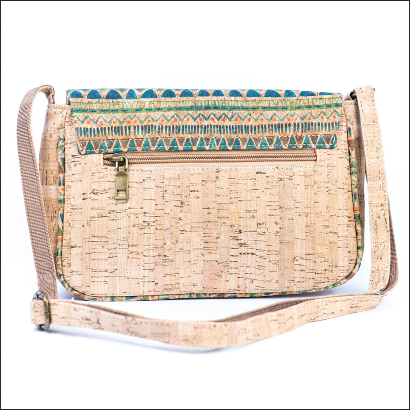 Vibrant Cork Crossbody Bag – Floral & Mosaic Delight BAGF 090 Flash Sales