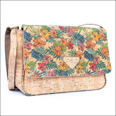 Vibrant Cork Crossbody Bag – Floral & Mosaic Delight BAGF 090 I Flash Sales