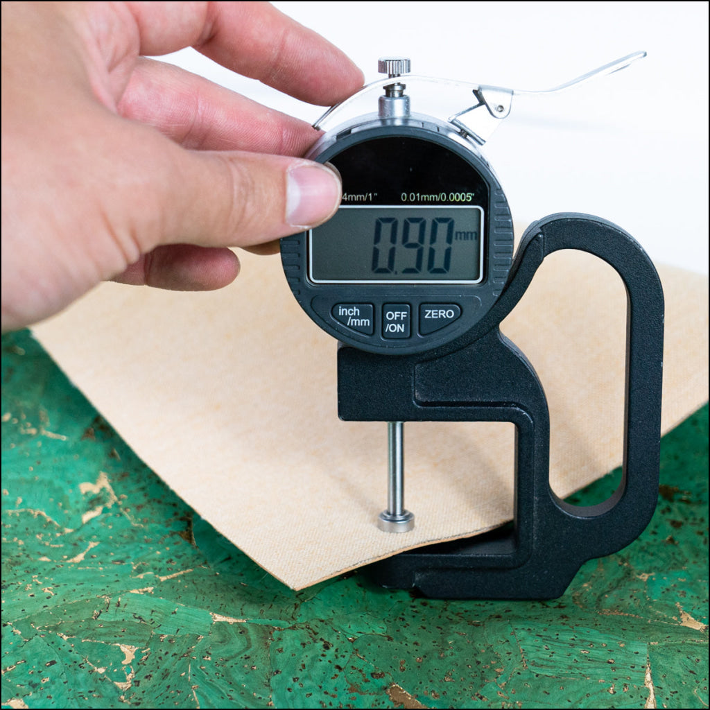 Vibrant Green Cork Fabric With Metallic Highlights - 0.9Mm Thickness Cof-578 Cork Fabric