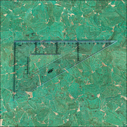 Vibrant Green Cork Fabric With Metallic Highlights - 0.9Mm Thickness Cof-578 Cork Fabric