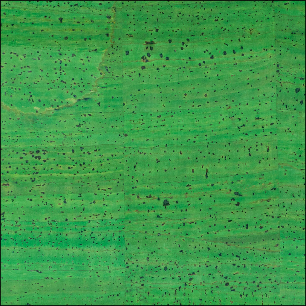Vibrant Leaf Green Cork Fabric Cof-605 Cork Fabric