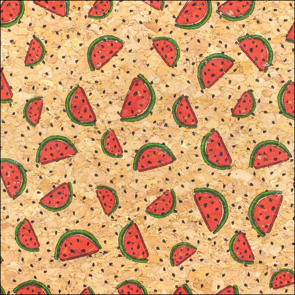 Watermelon Cork Fabric- Cof-405 Cork Fabric