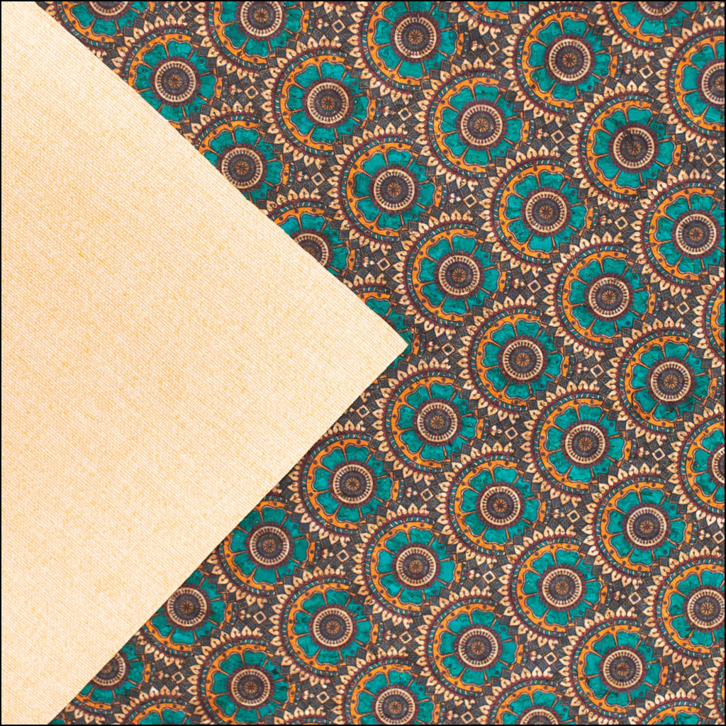 Wave Pattern Cork Fabric Cof-426-B Cork Fabric