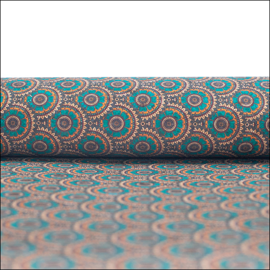 Wave Pattern Cork Fabric Cof-426-B Cork Fabric