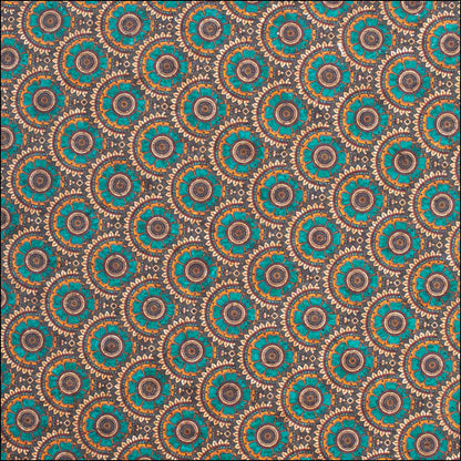 Wave Pattern Cork Fabric Cof-426-B Cork Fabric