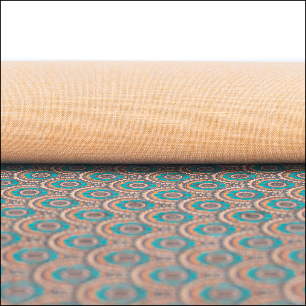 Wave Pattern Cork Fabric Cof-426-B Cork Fabric