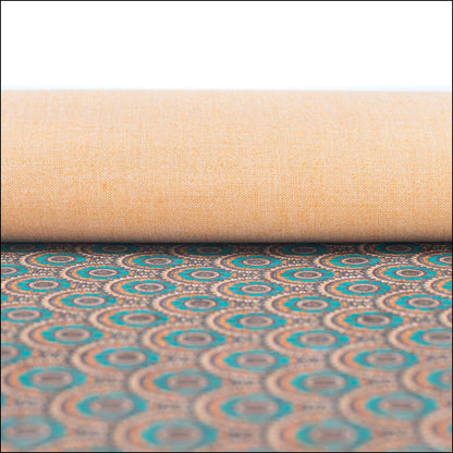 Wave Pattern Cork Fabric Cof-426-B Cork Fabric