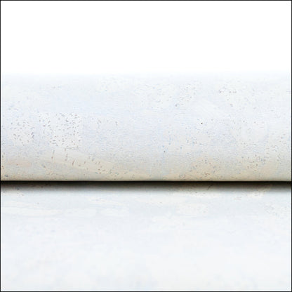 White Cork Fabric In Block Style With Beige Backing 0.68Mm Thickness Cof - 533 - C Cork Fabric