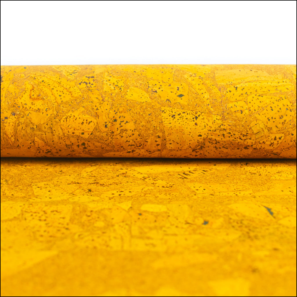 Yellow Cork Golden Sunshine Fabric Cof-492 Cork Fabric