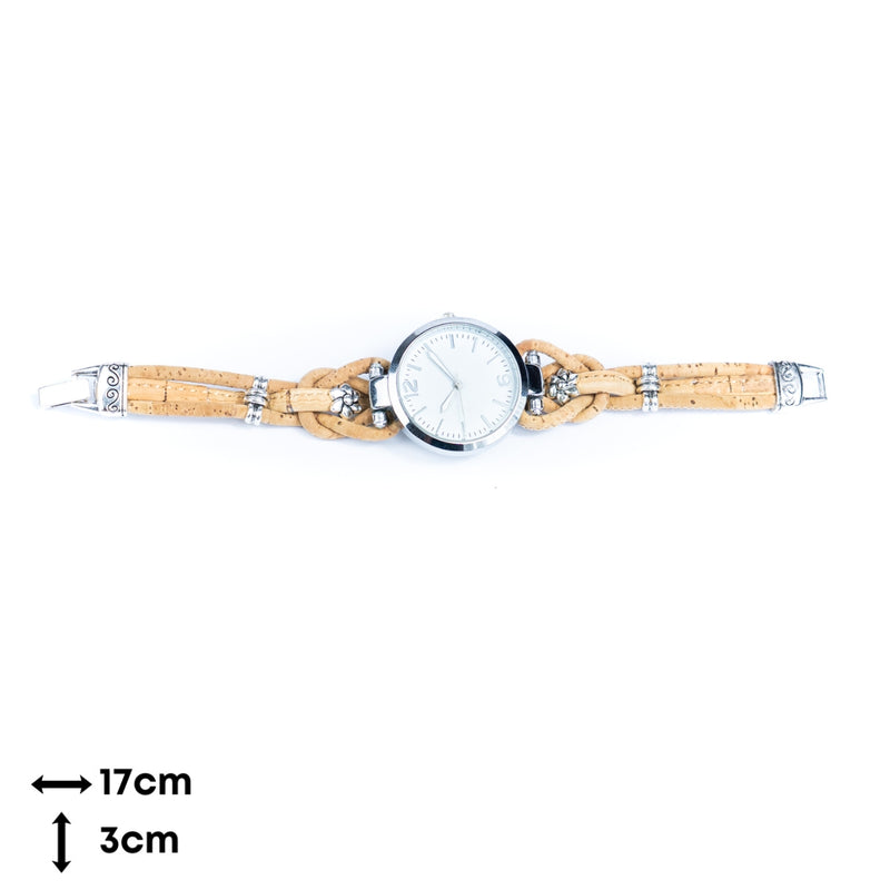 Natural Colored Cork Threads and Alloy accessories Handmade DIY Ladies Fashion Watch WA-463