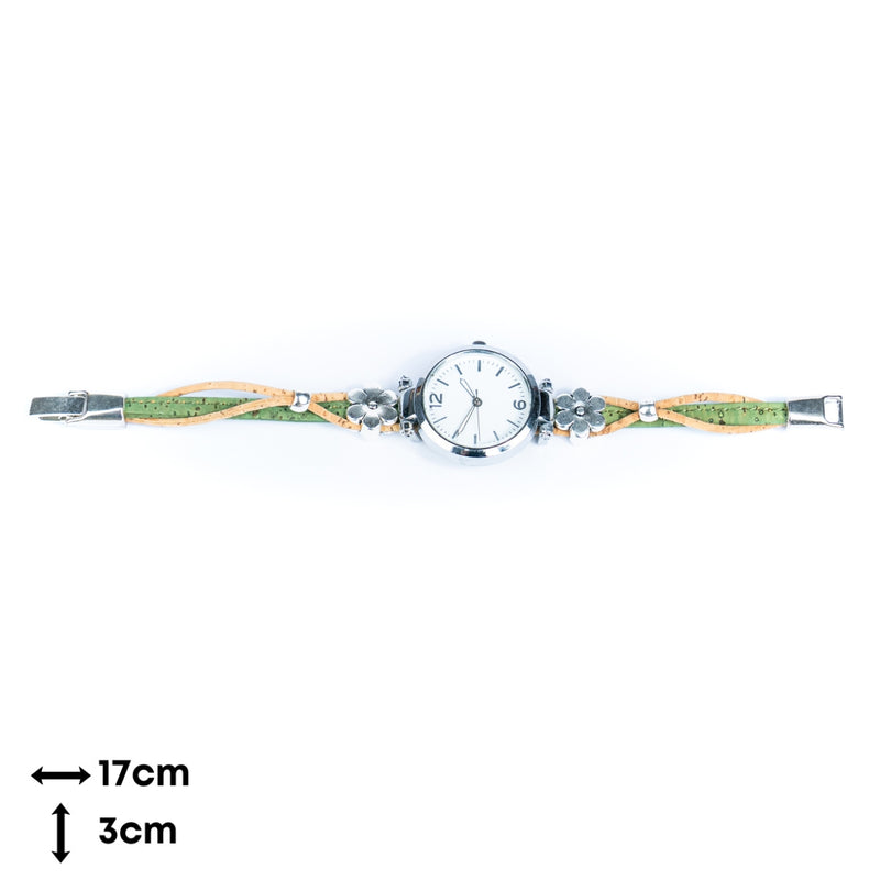 Natural Colored Cork Threads and Alloy accessories Handmade DIY Ladies Fashion Watch WA-465