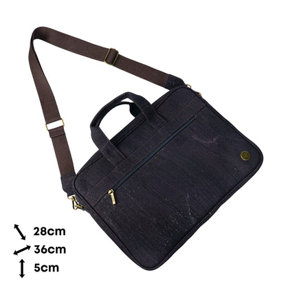 Cork Laptop Briefcase with Shoulder Strap BAG-2392