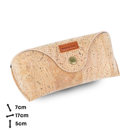 Natural Cork Glasses Case with Snap Closure -Pack L-1195-10 (10 Units)