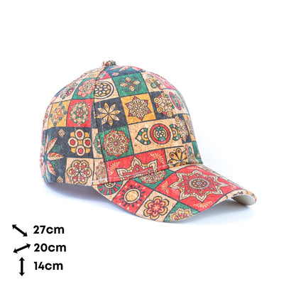 Cork Printed Women's Baseball Cap L-065-10