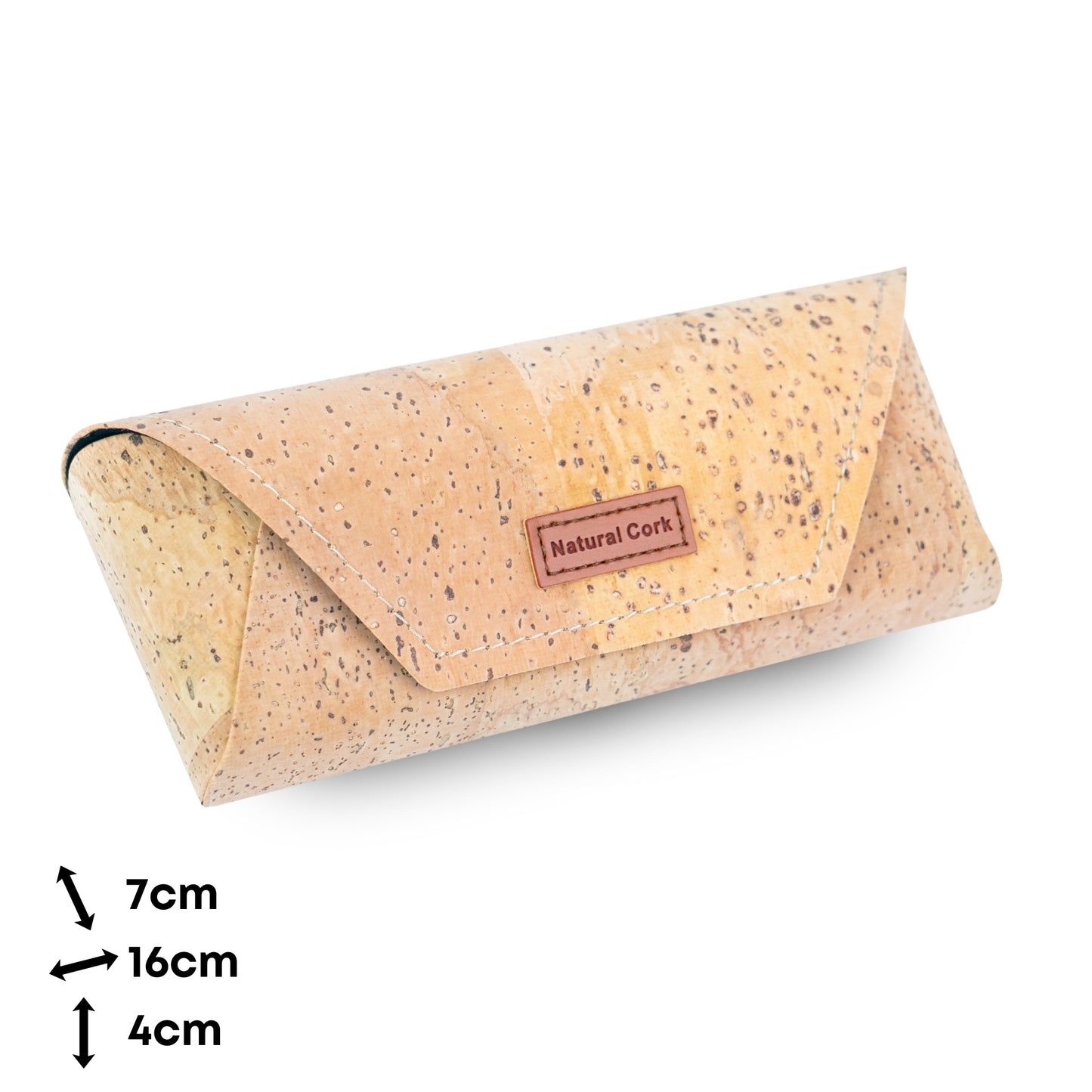 Triangular Natural Cork Glasses Cases L-1199-10(10 Units)
