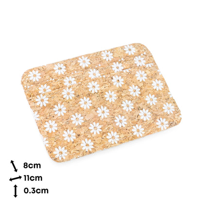 Printed Cork Card Holders – Assorted Designs, Pack of 6 | BAGD-670-MIX-6