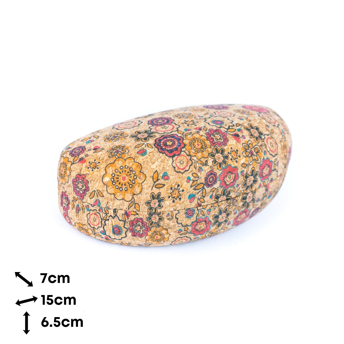 Eco-Friendly Natural Cork Glasses Case L-1111-MIX-12
