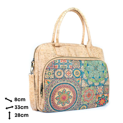 Flash Sale Mandala Print Cork Women's Briefcase BAGD-546