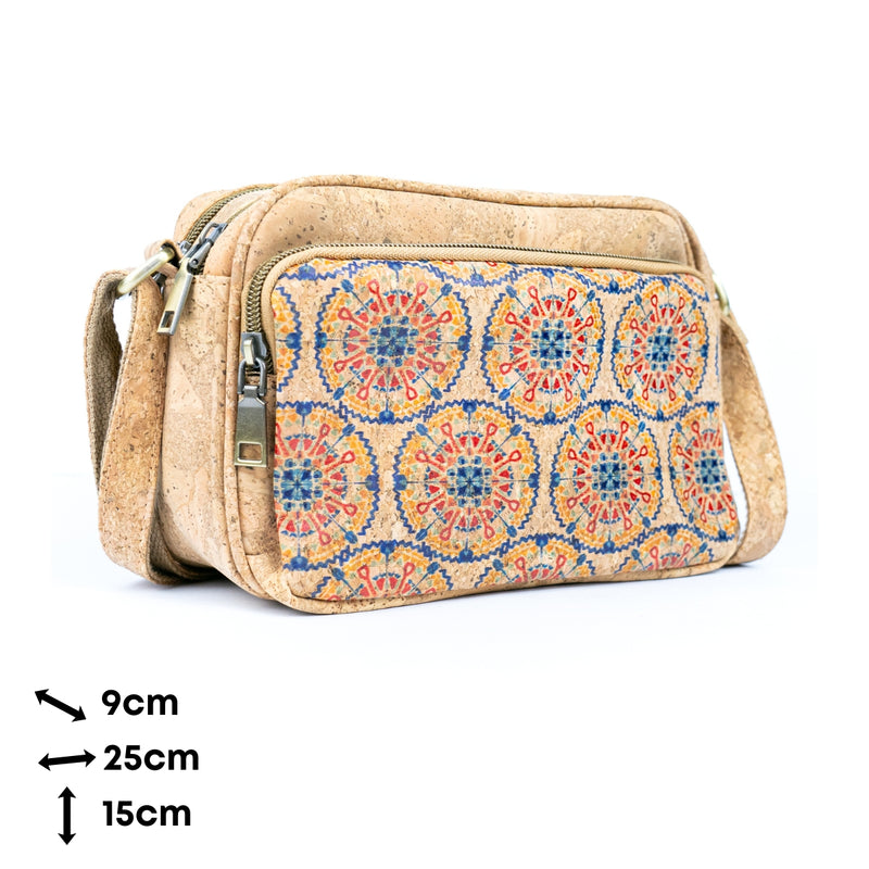 Cork Crossbody Bag – Mandala Pattern BAGD-607