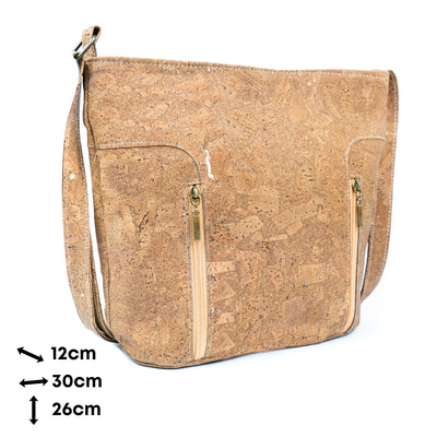 Stylish Women's Crossbody Bag in Premium Cork  BAGP-283