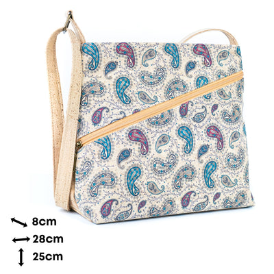 Printed Cork Women's Crossbody Bag – 4 Unique Styles BAGP-065