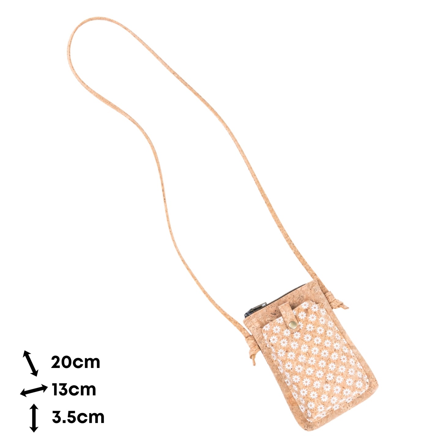 Cork Phone Crossbody Bag with Front Pocket BAGD-649