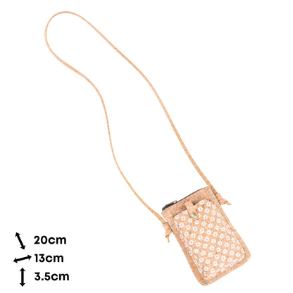 Cork Phone Crossbody Bag with Front Pocket BAGD-649