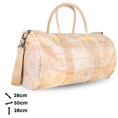 Cork Duffle Bag – Natural & Brown | Lightweight, Vegan & Travel-Ready BAGP-335