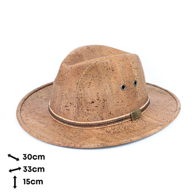 Natural Tobacco-Toned Cork Cowboy Hat,   L-1071 AD