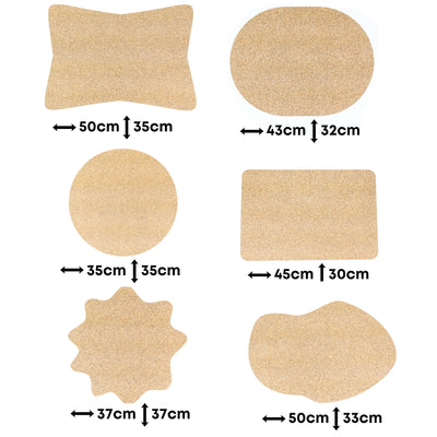 Cork Table Mats – Natural Collection  L-1153 (2 UNITS)