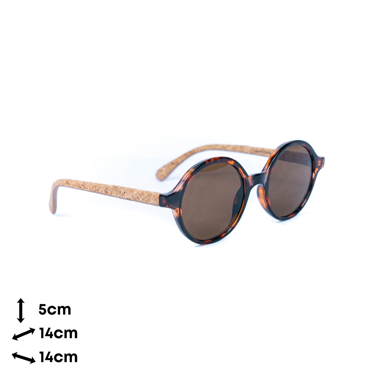 Women's Cork Sunglasses with UV Protection Lenses(Including case) L-1070