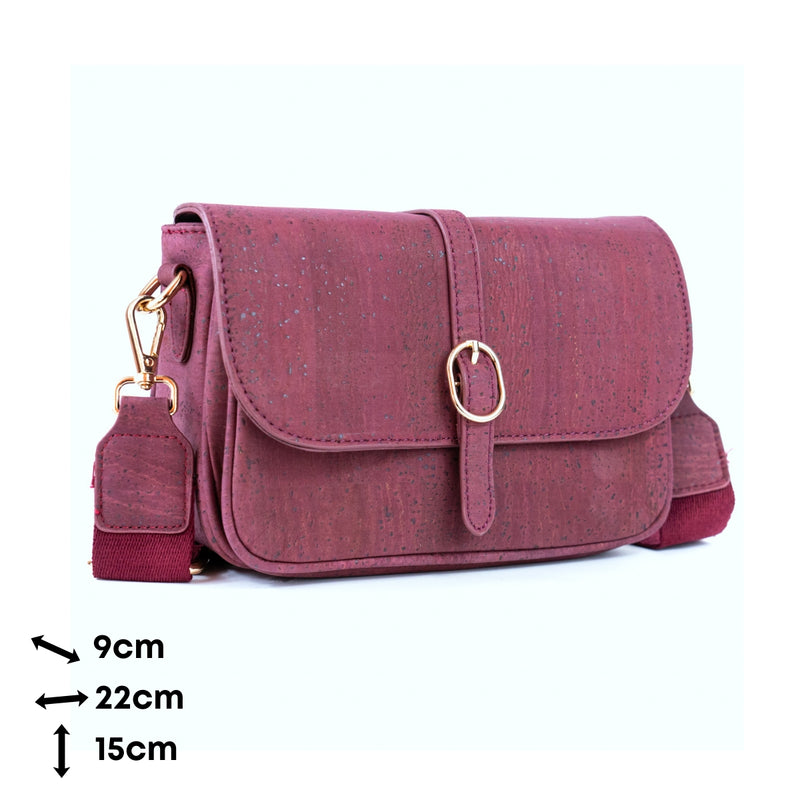 Elegant Solid Color Cork Crossbody Bag for Women BAG-2319