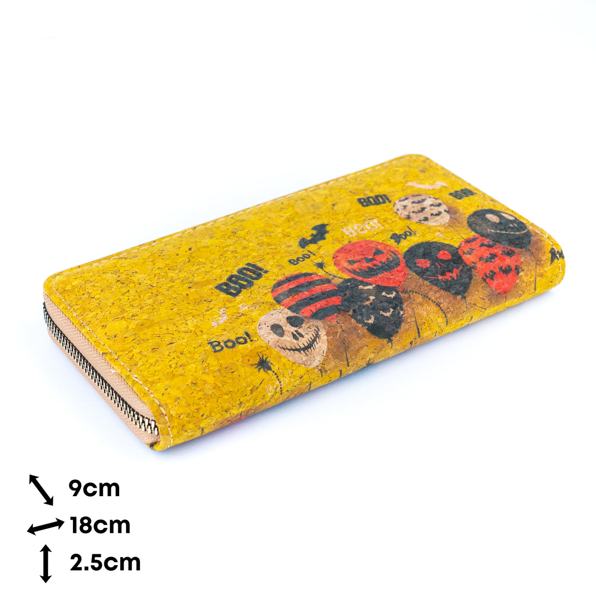 Halloween Cork Wallet – Spooky Printed Wallet | BAGD-625-10