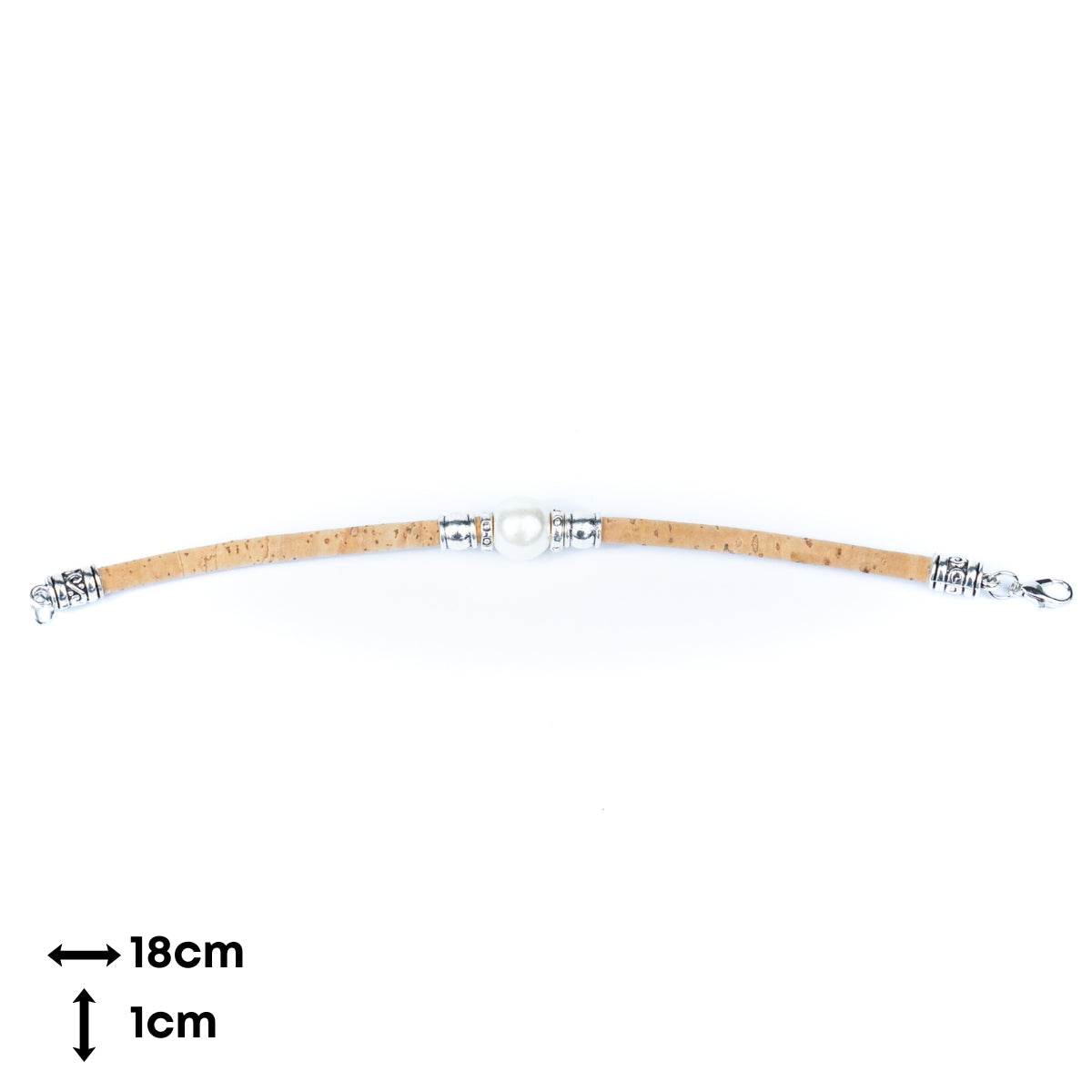 10 units Natural With plastic Pearl Beads Women Bracelet BR-100-MIX-10