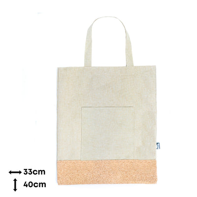 Flash Sale Tote Bag - Cotton and Cork Combination BAGD-268