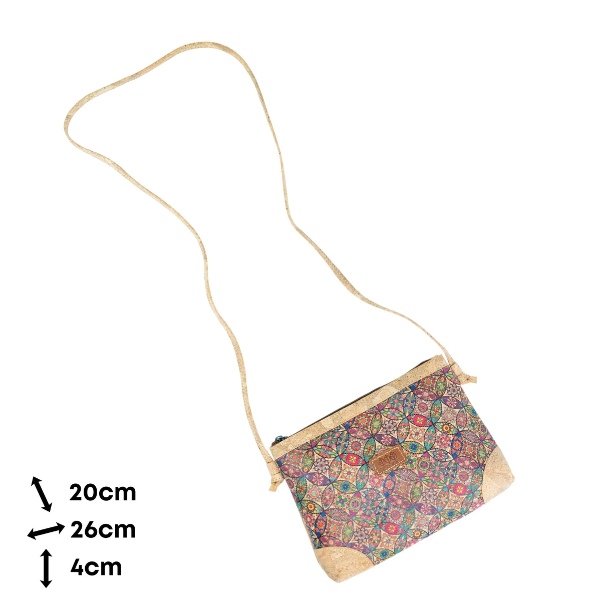 Cork Crossbody Bag with Back Zip Pocket | BAGD-669