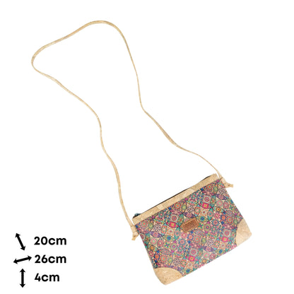 Cork Crossbody Bag with Back Zip Pocket | BAGD-669