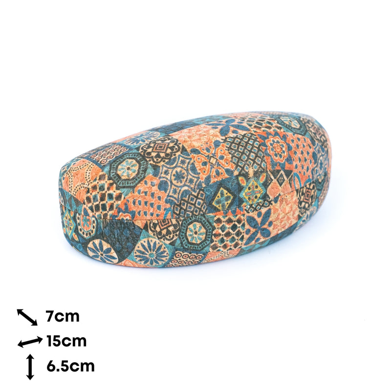 Eco-Friendly Natural Cork Glasses Case L-1112-MIX-12