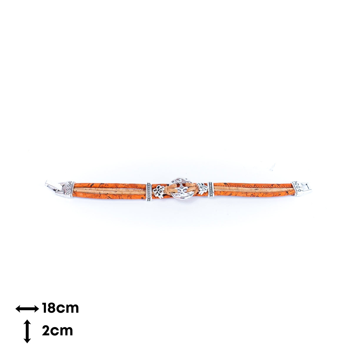 Colorful cork thread and Alloy accessories handmade women's bracelet DBR-023-MIX-5
