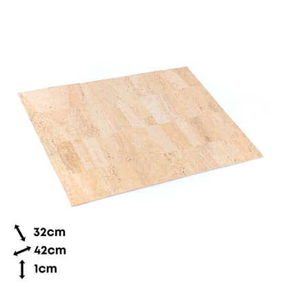 NEW STYLE Rectangular Cork placemat 42x32 cm  (1unit) L-1114