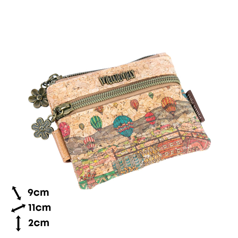 Cork Coin Purse with City Landmark Designs  BAGF-096