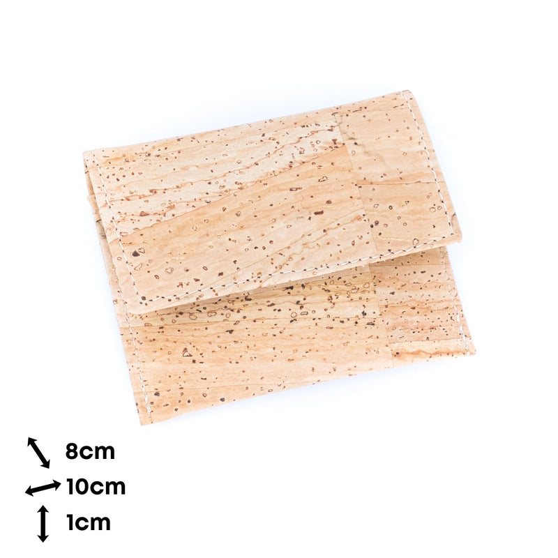Minimalist Cork Wallet  Card & Coin Holder BAGP-233A（5units）