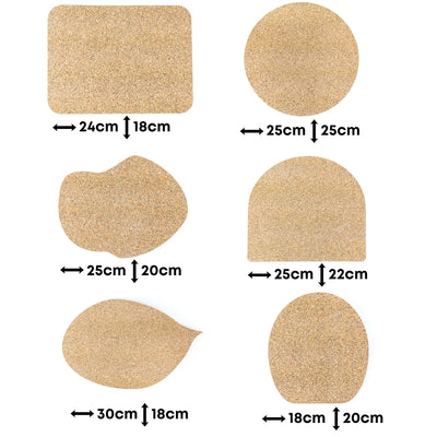 Cork Mouse Pad – Natural Collection (Various Shapes) L-1154